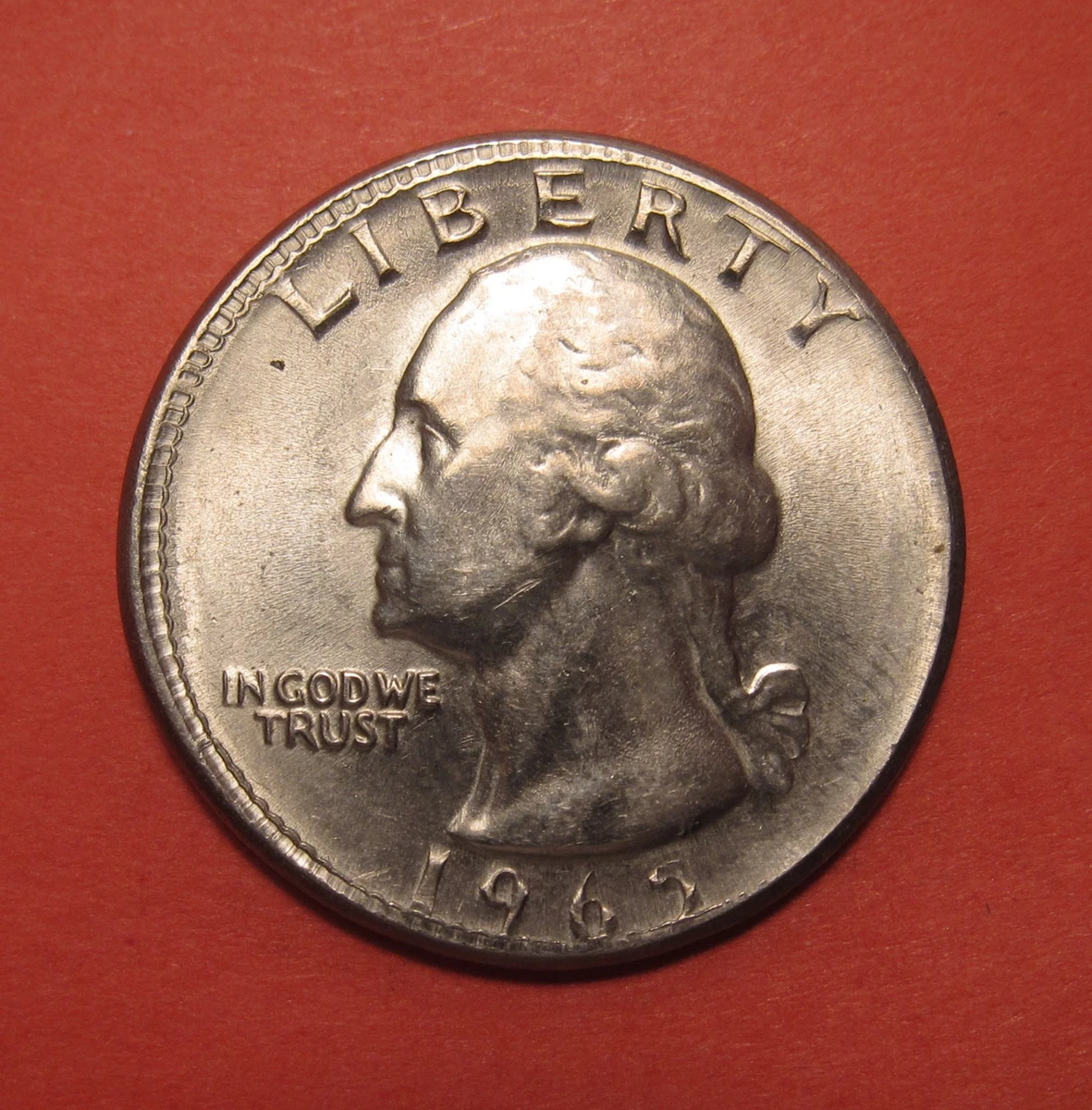 华盛顿第1965 未经认证美国硬币错币| eBay