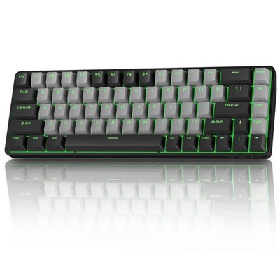 TMKB T68 60% Wireless Mechanical Gaming Keyboard, Tri-Mode BT5.0/2.4GHz/USB-C...