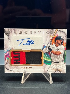2025 Topps Inception Tim Elko Rookie Patch Auto /200 White Sox