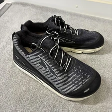Altra Torin Running Shoes Womens Size 12 Black Gray Footshape Zero Drop Knit