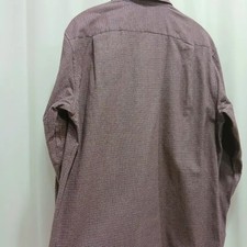 Daks Men's Check Long Sleeve Shirt Size 100