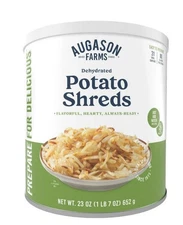 Augason Farms Dehydrated Potato Shreds 1 lb 7 oz No. 10 Can