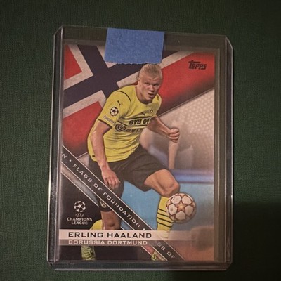2021-22 Topps Uefa Champions League - Flags of Foundation Erling Haaland #FF-08
