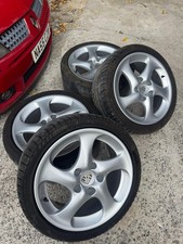REFURBISHED! Porsche 911 18" Turbo Twist Alloys With Tyres
