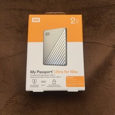 [NEW] - Western Digital My Passport Ultra For Mac 2TB Portable HDD - SILVER