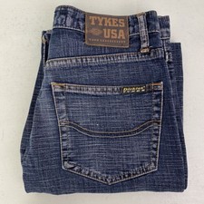 Dickies Mens Original Tykes Straight Worn Look Jeans Size 25 Good Worn USA JDR2