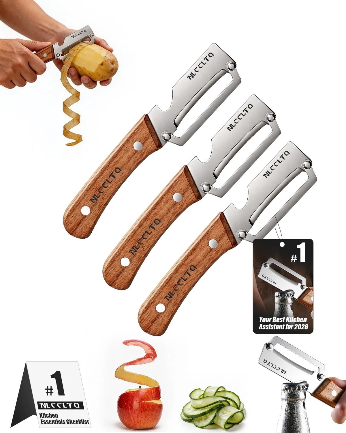 Kiwi Peeler Multifunctional Vegetable Peeler Stainless Steel Potato De Papas ...