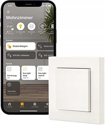 N8 Intelligenter Wandschalter Eve Light Switch 20EBW1701 weiß