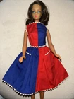 Vintage Barbie #943 Fancy Free Dress (no doll) Mattel 60s Nice & Crisp