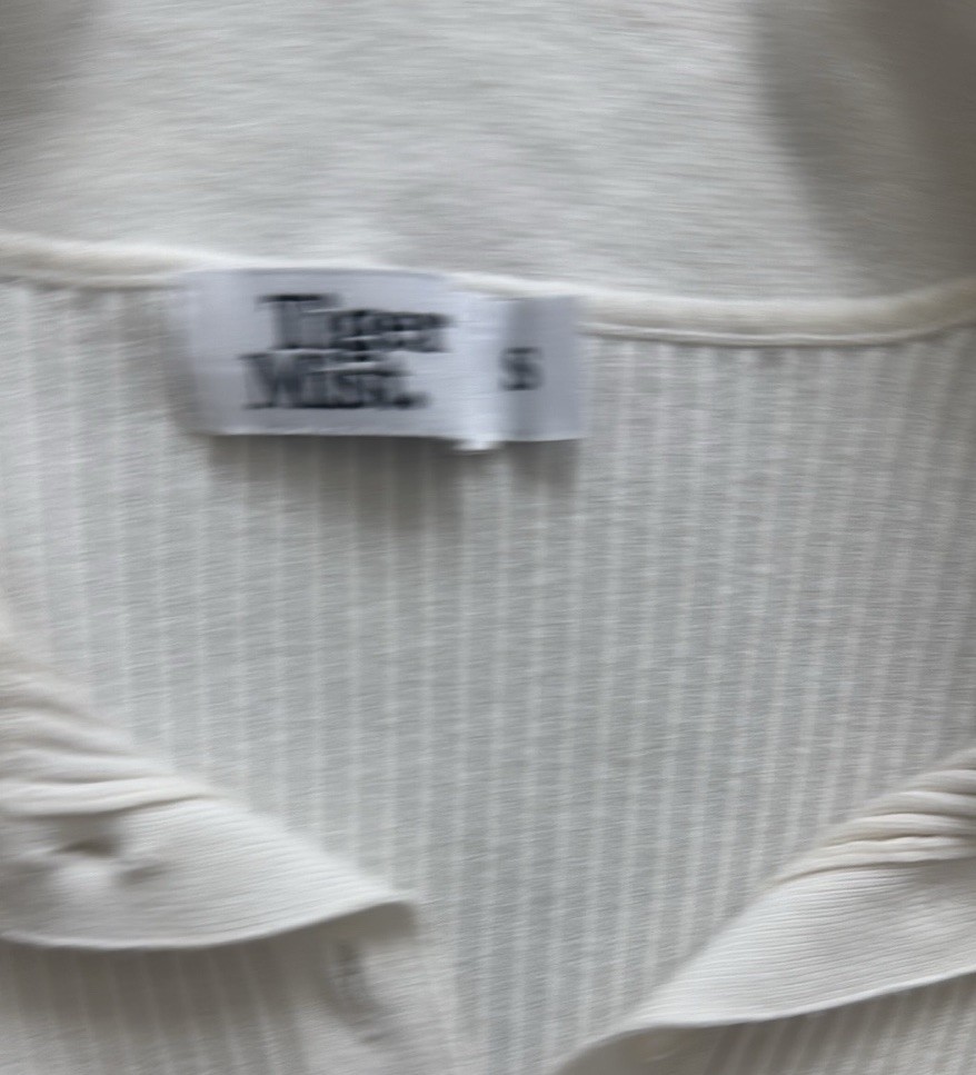 Tiger mist White button-down lightweight sweater - image 5