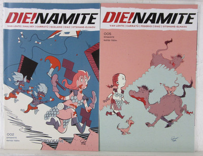 DIE!NAMITE #2 5 * Dynamite Comics Lot * Dr. Sueuss Covers - Jacob Edgars