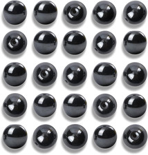 200Pcs 4Mm Natural Smooth Black Hematite Beads round Loose Stone Beads for Jewer