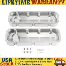 Aluminum Fabricated Valve Cover for Big Block Chevy BBC 396 454 w/Breather Hole