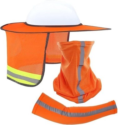 Sombrilla Para Casco De Trabajo Sombra Contra Sol Para Cascos De Construccion