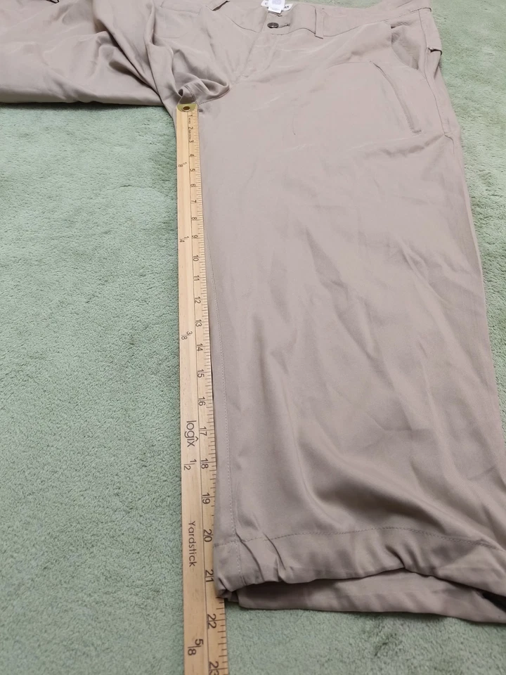 Pantalones cargo Magellan Outdoors capri recortados al tobillo tostados para mujer 2XL Foto 4 de 4