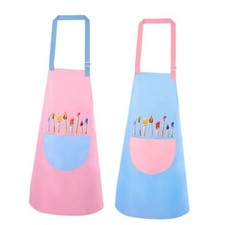 2 Pack Kids Painting Apron Waterproof Children's Aprons Adjustable Girls Boys