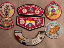 2005-7  2015 OA 6 Wagion Lodge 100th Anniversary  Centennial Flap Csp Patch set 