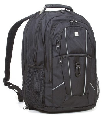 Commuter Backpack Checkpoint-friendly 15.6'' Laptop Pocket - Black Laptop Back...