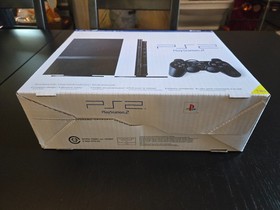 Sony PlayStation 2 - Slim Home Console - Black CIB with inserts
