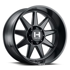 20x10 Hostile H121 Omega Asphalt Satin Black Wheels 5x5.5 -19mm Set Of 4