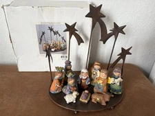 Mission Gallery 10 Piece Ceramic Children’s Nativity Set Including Base & Box