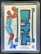 2022-23 National Treasures Mark Williams Rookie Auto Triple RC Patch #05/25