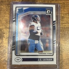 2024 Panini Donruss Optic - Rated Rookie J.C. Latham #234 Tennessee Titans
