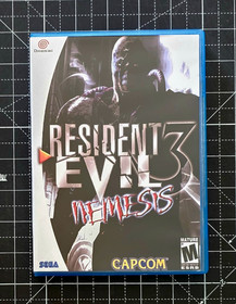 Dreamcast Resident Evil 3 Nemesis Custom Case NO Game or Manual
