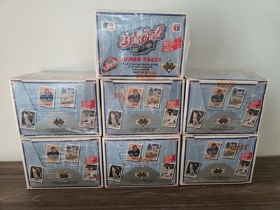1991 UPPER DECK LOW SERIES FACTORY SEALED JUMBO BOX! FIND THE NOLAN, JORDAN SP1?
