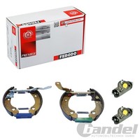 Ferodo Bremsbackensatz Vormontiert 185Mm Passend FüR Autobianchi Y10 Fiat Panda