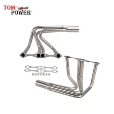 Stainless Steel Exhuast Headers For Chevy SBC V8 265-400 T-Bucket 1955+