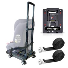Car Seat Dolly for Airport - CarSeat Roller Cart Wheels for Airplane - Car Se...