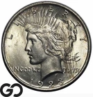 1923 Peace Dollar, Solid Gem BU++, Frosty Premium Quality Beauty