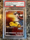 Pokémon Red's Pikachu 270/SM-P SM-P Promo Holo Japanese 2018 PSA 8