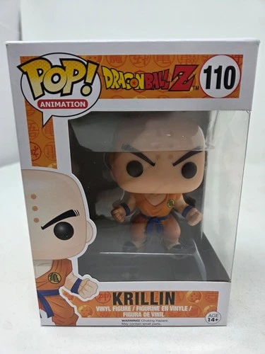 Funko Pop! Dragon Ball Z Krillin #110 Action Vinyl Figure With Box