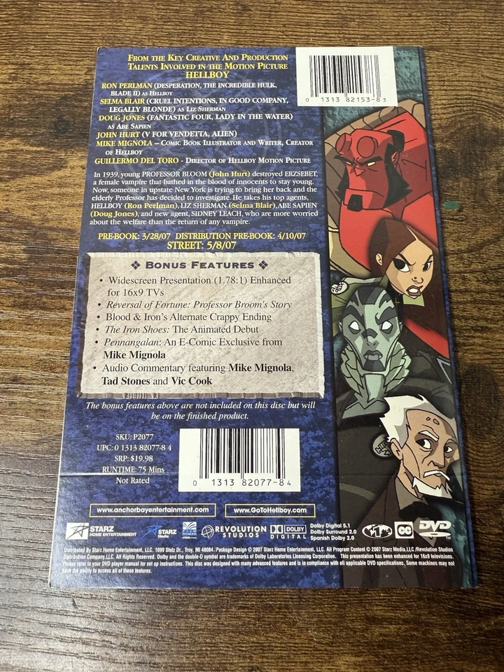 Hellboy Animated Blood Iron DVD Promo Screener Copy New Sealed - Image 3 of 3