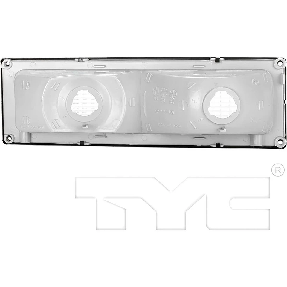 TYC 2pcs Front Turn Signal/Parking Light Assembly For Chevrolet C1500 1988-1989 - Image 2 of 4