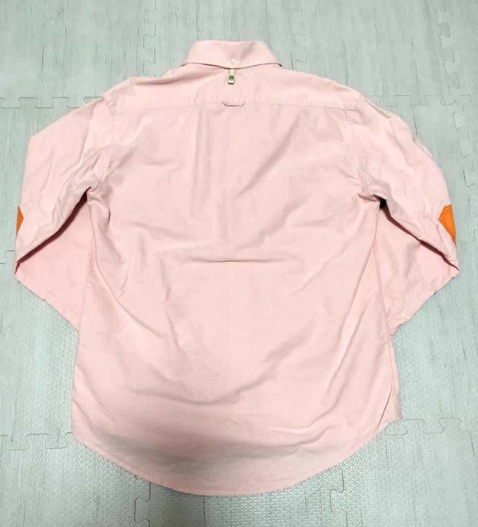Visvim Pink Cotton Elbow Patch Button Down Shirt … - image 2