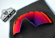 OAKLEY M FRAME HYBRID VENTED POSITIVE RED IRIDIUM AUTHENTIC LENS SUNGLASSES RARE