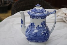 Spode Blue Italian Coffee Pot 
