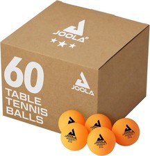 JOOLA Training 3 Star Table Tennis Balls 12, 60, or 120 Pack - Orange