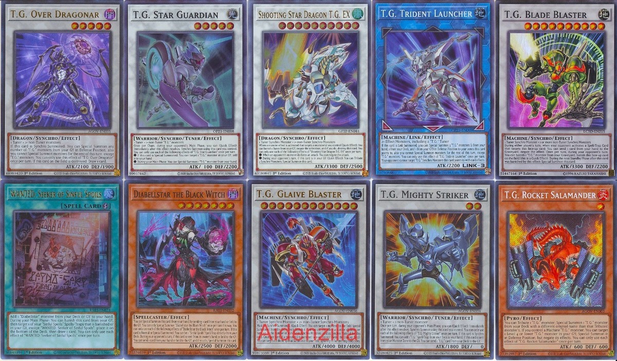 遊戯王 カートン Yugioh T.G. Deck - Trident Launcher Blade Blaster Rocket