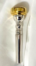 SCHILKE TEX LIUZZA Trumpet mthp GOLD RIM/CUP .620 shallow 24 throat Laskey 72L