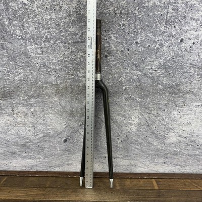 Vintage Time 700c Carbon Fork 1 In Threaded Road Caliper Brake