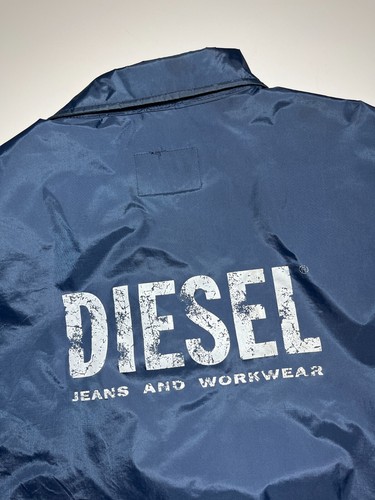 Vintage 90s Diesel Big Logo Lightweight Coach Jacket Size XXL - Bild 9 von 15