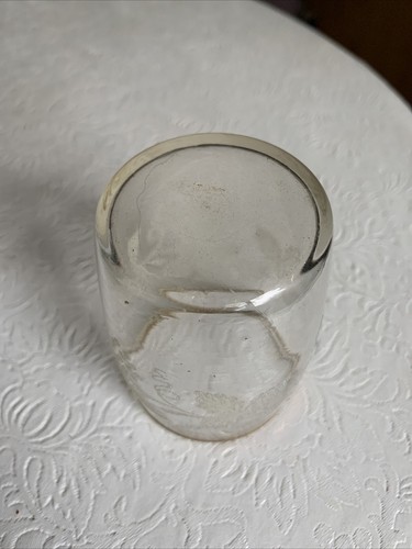 Vaso de jugo con hojas de uva grabadas y uvas - borde dorado - Imagen 4 de 4