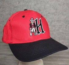 VTG 90s Harrisburg Senators SnapBack Hat Red Minor League ~ KC Caps Bimm Ridder