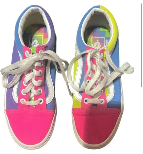 Zapatos de skate Vans Old School color neón bloque parte inferior, talla para mujer EE. UU. 5,5 - Imagen 2 de 8