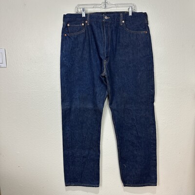 Vintage Levis 501 XX Jeans 42x34 (Fits 38x30) Denim Button Fly Cloth Tag 2007