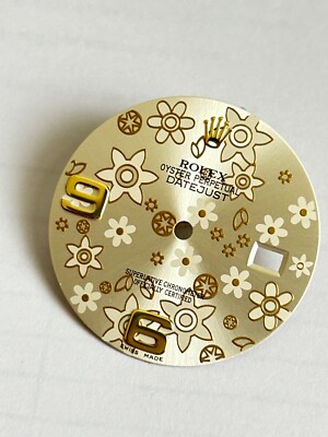 ORIGINAL Rolex Dial 36mm Datejus yellow Floral 116200/116233 Swiss